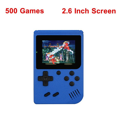 Portable Retro Mini Video Game Console 8-Bit Handheld Game Player Built-In 500 Games AV Out Game Console Gameboy Videojuego 2668south