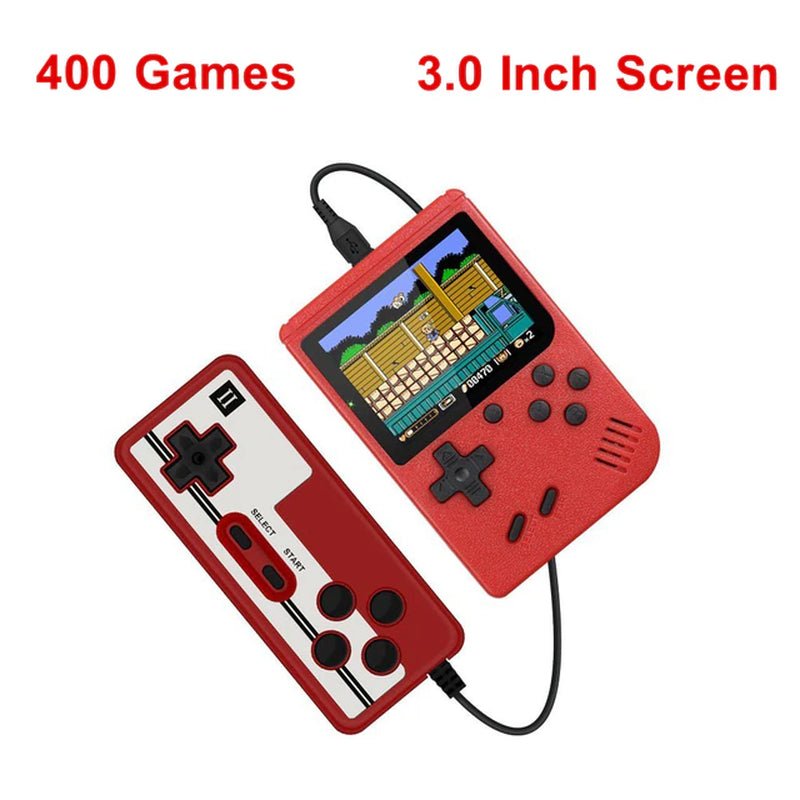 Portable Retro Mini Video Game Console 8-Bit Handheld Game Player Built-In 500 Games AV Out Game Console Gameboy Videojuego 2668south