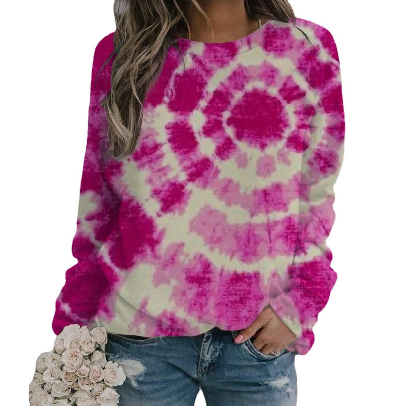 Printed Casual Long Sleeve Pullover Hoodie 2668south