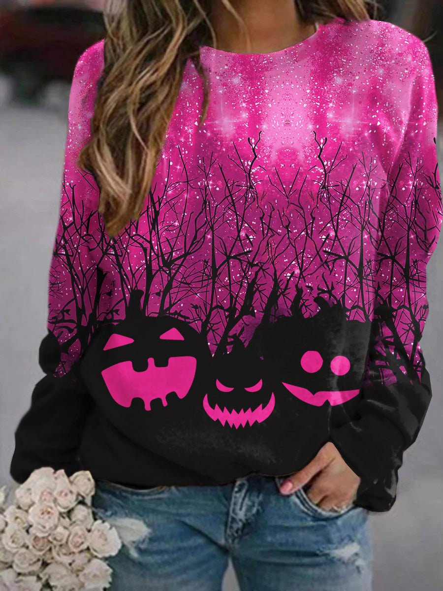 Printed Casual Long Sleeve Pullover Hoodie 2668south