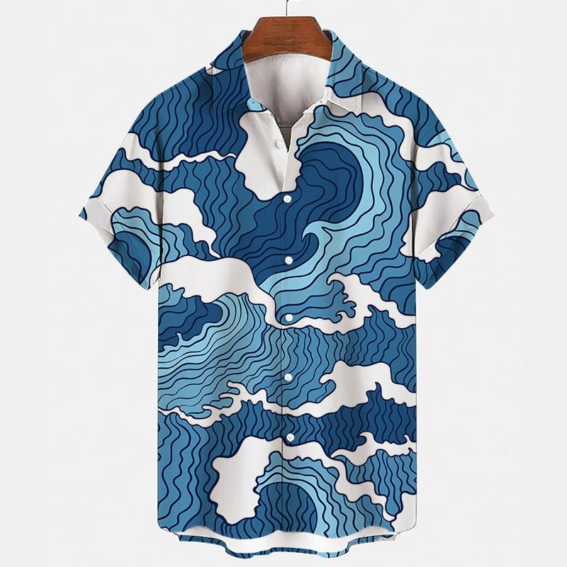 Printed Men's Shirt Casual Clothing 2668south