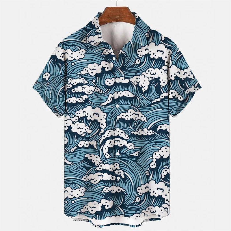 Printed Men's Shirt Casual Clothing 2668south