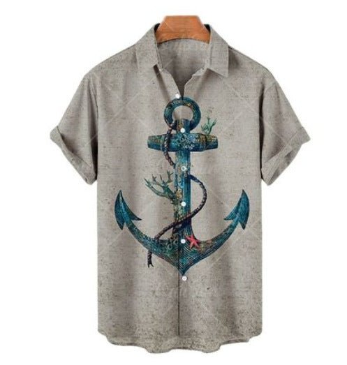 Printed Men's Shirt Casual Clothing 2668south