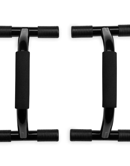 تحميل الصورة إلى عارض المعرض، Push-Up Bars, Pair, Sturdy Push-Up Stands, Black 2668south
