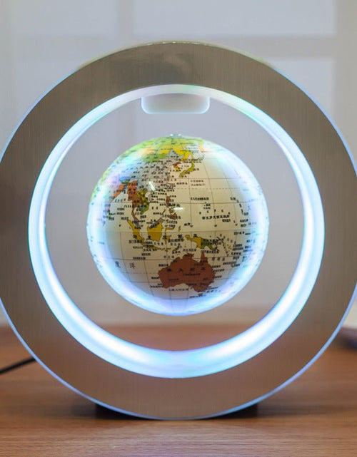 Load image into Gallery viewer, Round LED World Map Floating Globe Magnetic Levitation Light Anti Gravity Magic 2668south
