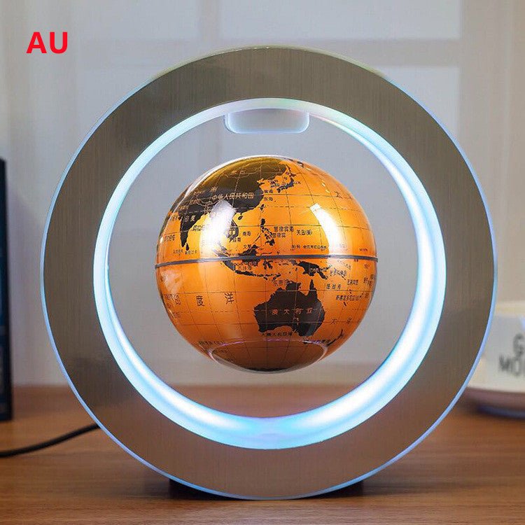 Round LED World Map Floating Globe Magnetic Levitation Light Anti Gravity Magic 2668south