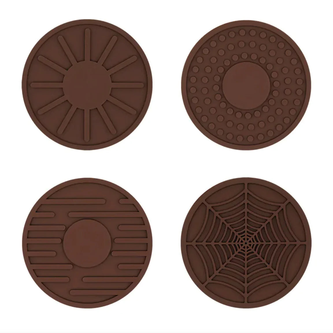 Round Silicone Non-Slip Car Coaster 2668south