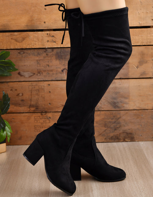 Load image into Gallery viewer, Round Toe Block Heel Boots 2668south
