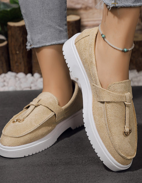 تحميل الصورة إلى عارض المعرض، Round Toe Flat Slip-Ons 2668south
