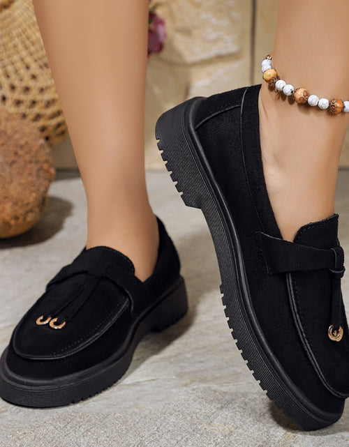 تحميل الصورة إلى عارض المعرض، Round Toe Flat Slip-Ons 2668south
