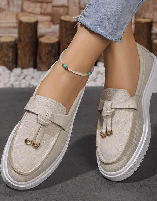 تحميل الصورة إلى عارض المعرض، Round Toe Flat Slip-Ons 2668south
