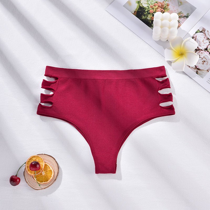 Seamless High Waist Shaping Tied Hollow Women's Underwear 2668south