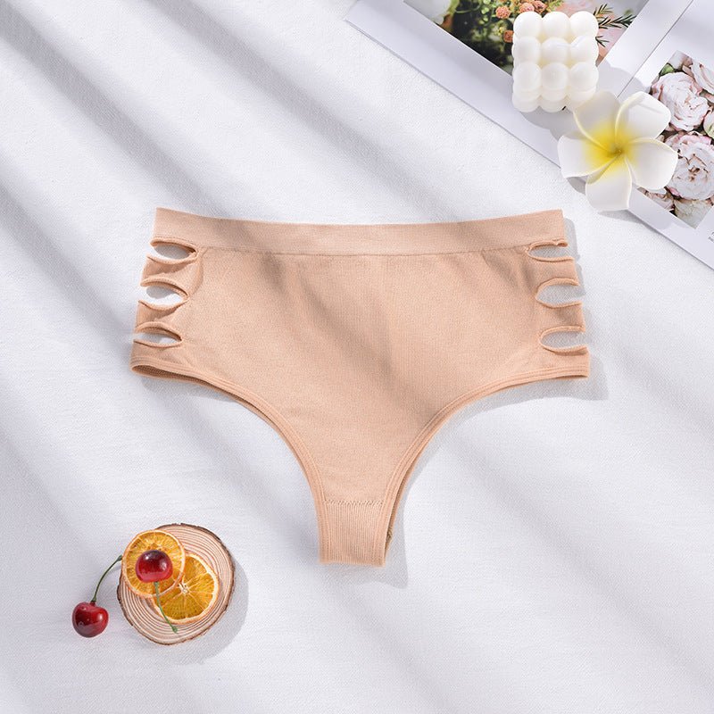 Seamless High Waist Shaping Tied Hollow Women's Underwear 2668south