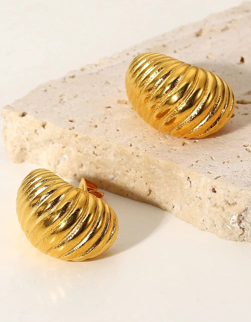 Load image into Gallery viewer, Shell Shore Spiral Stud Earrings 2668south
