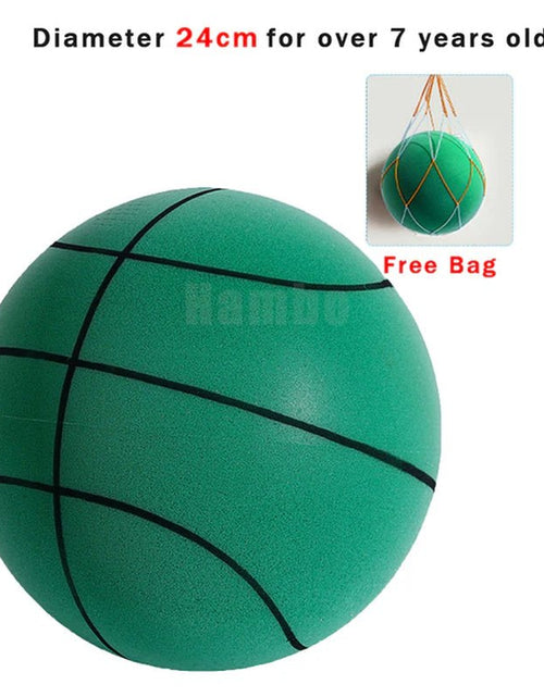 Load image into Gallery viewer, Silent Basketball Size 7 Squeezable Mute Bouncing Basketball Indoor Silent Ball Foam Basketball 24Cm Bounce Football Sports Toys 2668south
