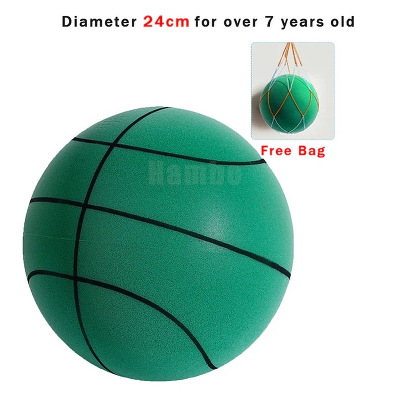 Silent Basketball Size 7 Squeezable Mute Bouncing Basketball Indoor Silent Ball Foam Basketball 24Cm Bounce Football Sports Toys 2668south