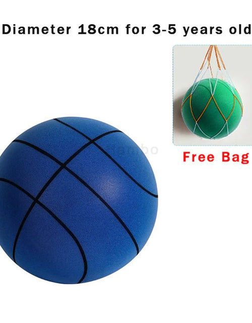 Load image into Gallery viewer, Silent Basketball Size 7 Squeezable Mute Bouncing Basketball Indoor Silent Ball Foam Basketball 24Cm Bounce Football Sports Toys 2668south
