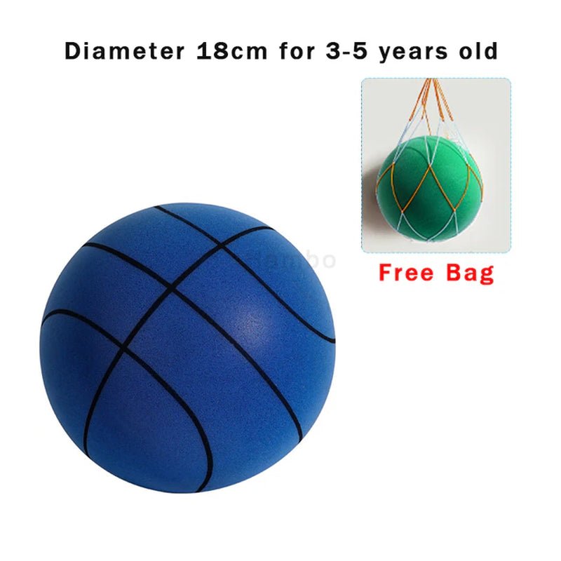 Silent Basketball Size 7 Squeezable Mute Bouncing Basketball Indoor Silent Ball Foam Basketball 24Cm Bounce Football Sports Toys 2668south