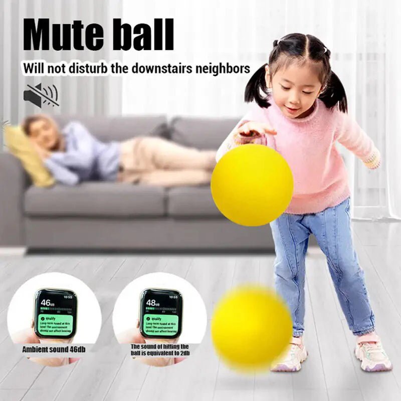 Silent Basketball Size 7 Squeezable Mute Bouncing Basketball Indoor Silent Ball Foam Basketball 24Cm Bounce Football Sports Toys 2668south