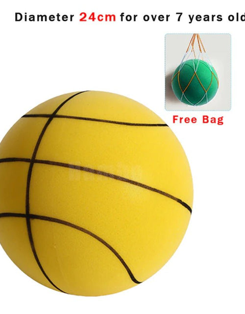 Load image into Gallery viewer, Silent Basketball Size 7 Squeezable Mute Bouncing Basketball Indoor Silent Ball Foam Basketball 24Cm Bounce Football Sports Toys 2668south
