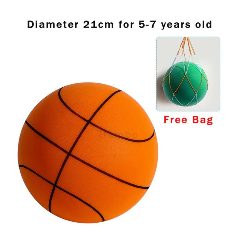 Silent Basketball Size 7 Squeezable Mute Bouncing Basketball Indoor Silent Ball Foam Basketball 24Cm Bounce Football Sports Toys 2668south