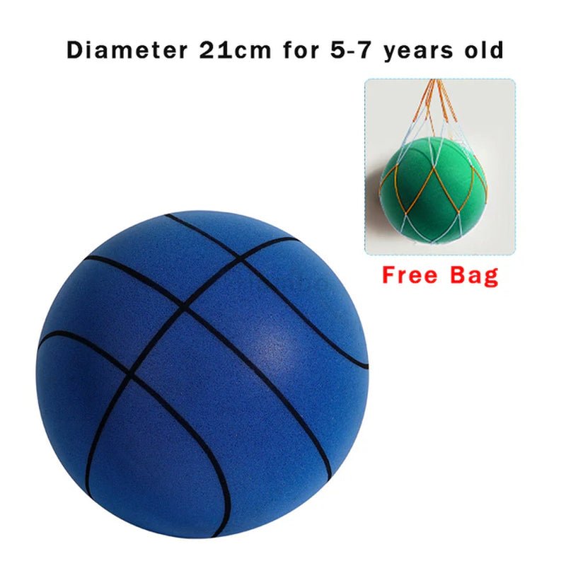 Silent Basketball Size 7 Squeezable Mute Bouncing Basketball Indoor Silent Ball Foam Basketball 24Cm Bounce Football Sports Toys 2668south