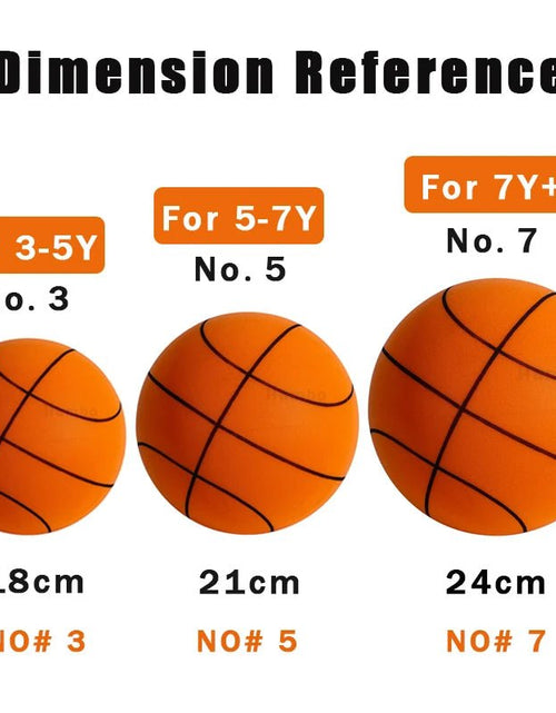 Load image into Gallery viewer, Silent Basketball Size 7 Squeezable Mute Bouncing Basketball Indoor Silent Ball Foam Basketball 24Cm Bounce Football Sports Toys 2668south
