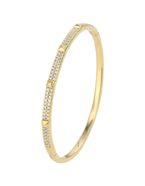 تحميل الصورة إلى عارض المعرض، Simple Design Micro-inlaid Diamond Bracelet For Women 2668south
