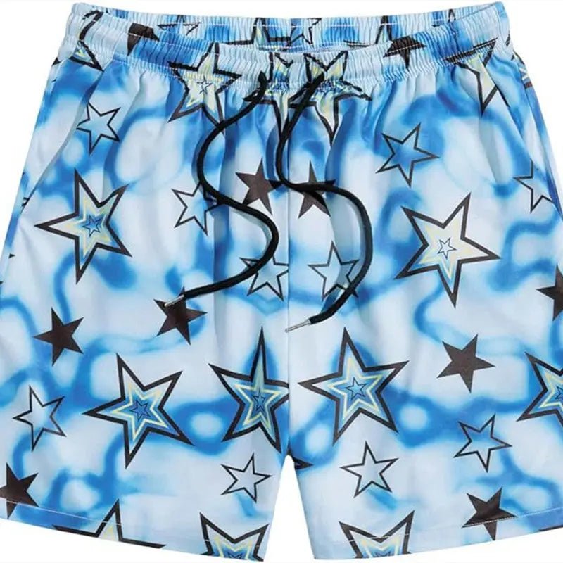 Simple Men's Beach Shorts Tie-dye XINGX 2668south