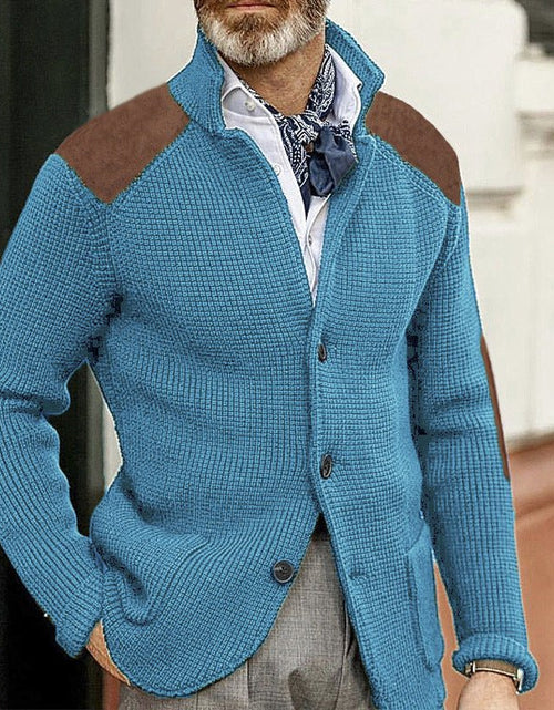 Load image into Gallery viewer, Slim-fit Lapel Long-sleeved Knitted Sweater Coat 2668south
