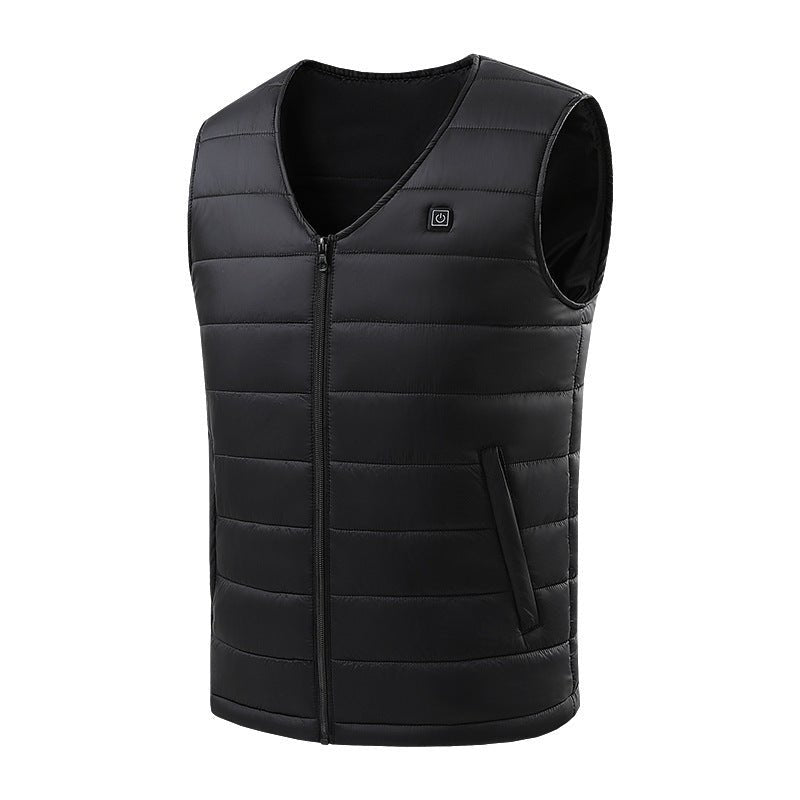 Smart Self-heating Vest V-neck USB Charging 2668south