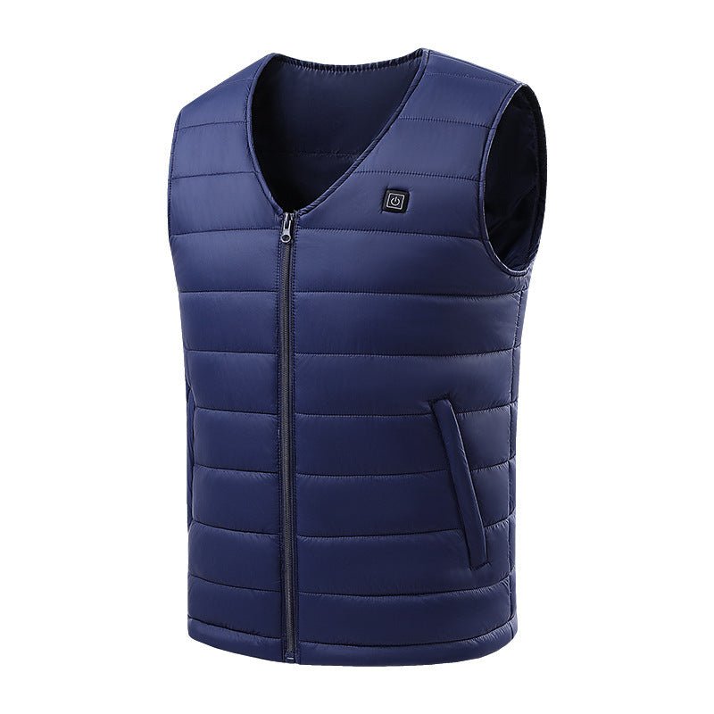 Smart Self-heating Vest V-neck USB Charging 2668south