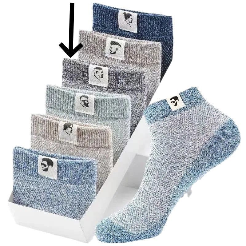 Socks Men's Cotton Summer Thin Deodorant And Sweat-absorbing 2668south