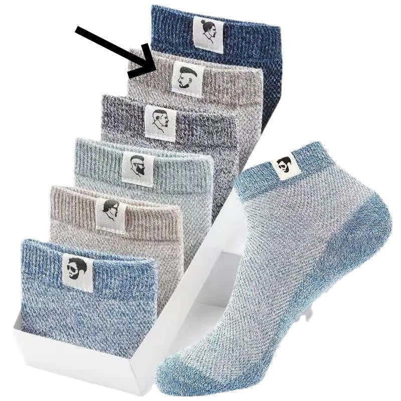 Socks Men's Cotton Summer Thin Deodorant And Sweat-absorbing 2668south