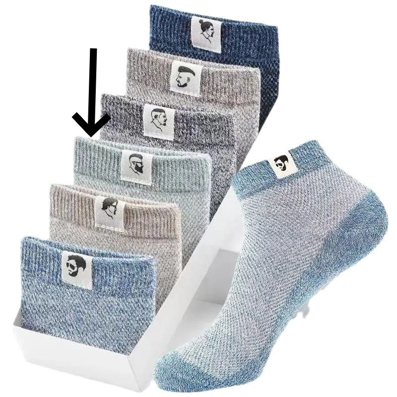 Socks Men's Cotton Summer Thin Deodorant And Sweat-absorbing 2668south