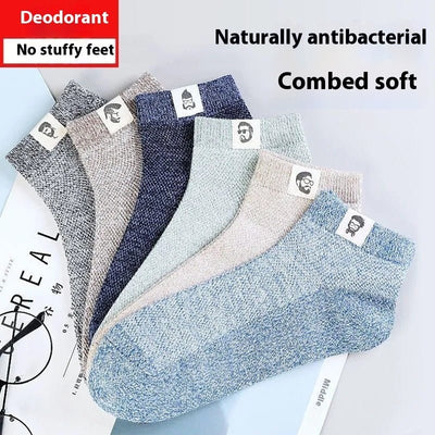 Socks Men's Cotton Summer Thin Deodorant And Sweat-absorbing 2668south