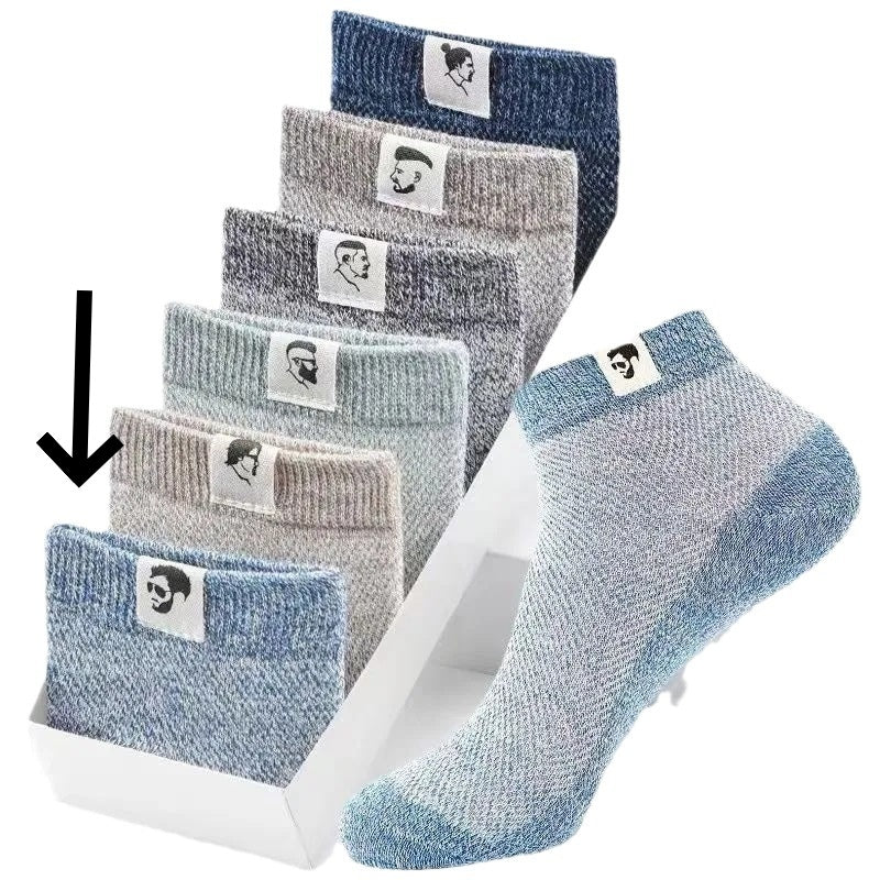 Socks Men's Cotton Summer Thin Deodorant And Sweat-absorbing 2668south