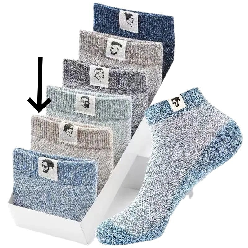 Socks Men's Cotton Summer Thin Deodorant And Sweat-absorbing 2668south