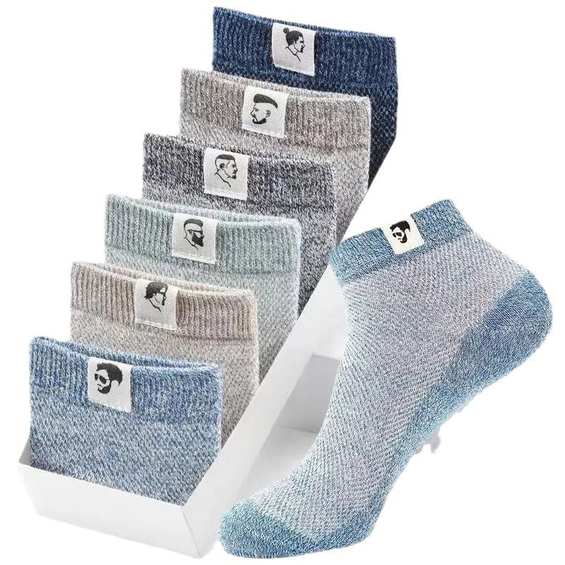 Socks Men's Cotton Summer Thin Deodorant And Sweat-absorbing 2668south