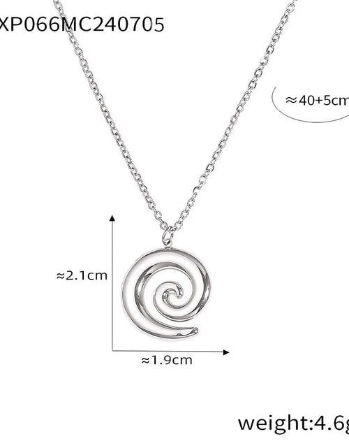 Load image into Gallery viewer, Spiral Modeling Jewelry Line Twist Design Titanium Steel Suit 2668south
