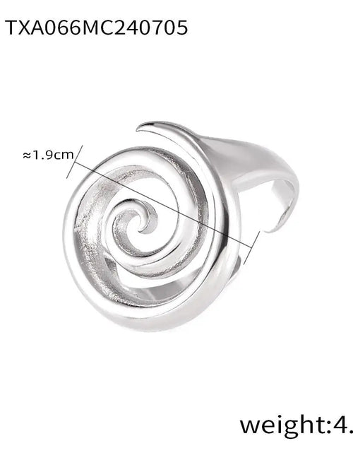 Load image into Gallery viewer, Spiral Modeling Jewelry Line Twist Design Titanium Steel Suit 2668south
