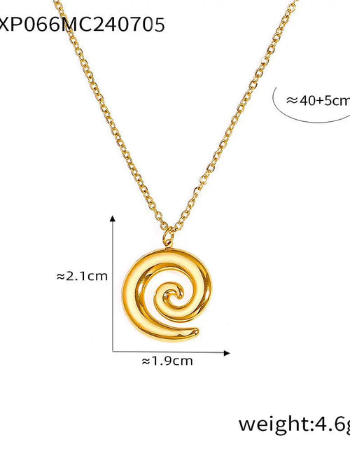 Load image into Gallery viewer, Spiral Modeling Jewelry Line Twist Design Titanium Steel Suit 2668south
