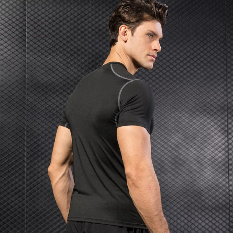 Sports Tights Quick-drying T-shirt Workout Clothes Men's Training Compressing Cloth 2668south