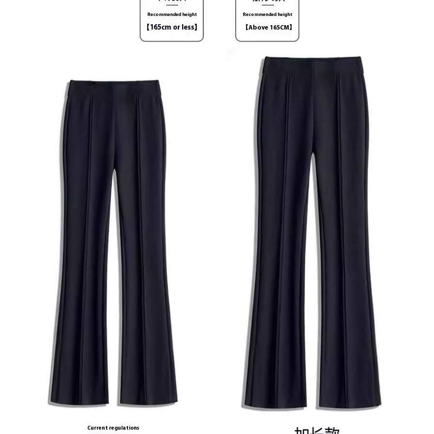 Spring And Autumn Thin High Waist Stretch Slim Suit Pants For Women 2668south