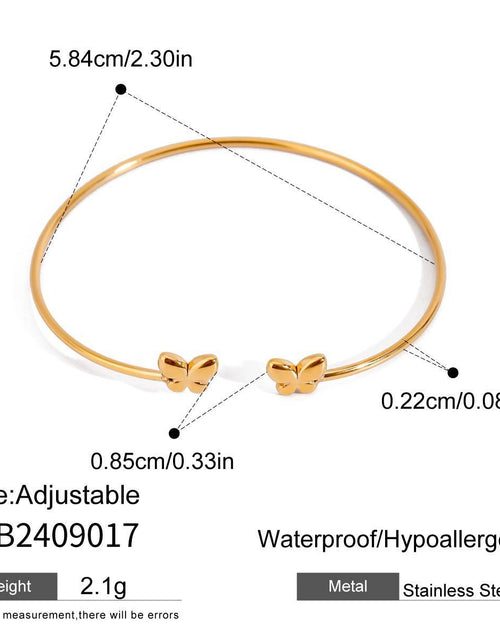 Load image into Gallery viewer, Stainless Steel Irregular Water Drop Open-ended Bracelet 2668south
