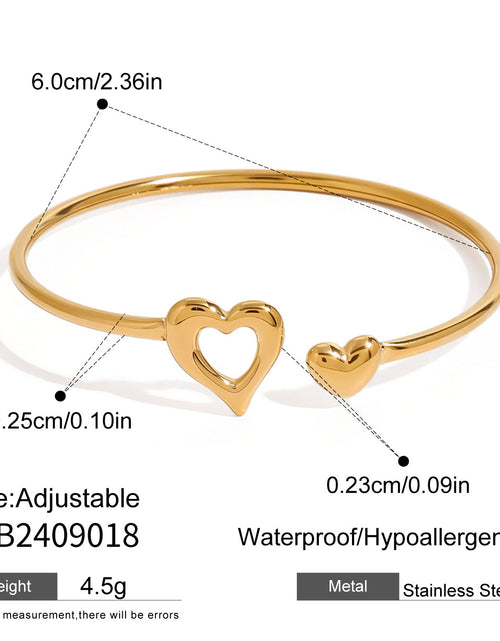 Load image into Gallery viewer, Stainless Steel Irregular Water Drop Open-ended Bracelet 2668south
