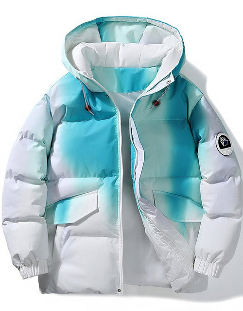 Load image into Gallery viewer, Stand Collar Gradient Color Thickened Cotton-padded Coat 2668south
