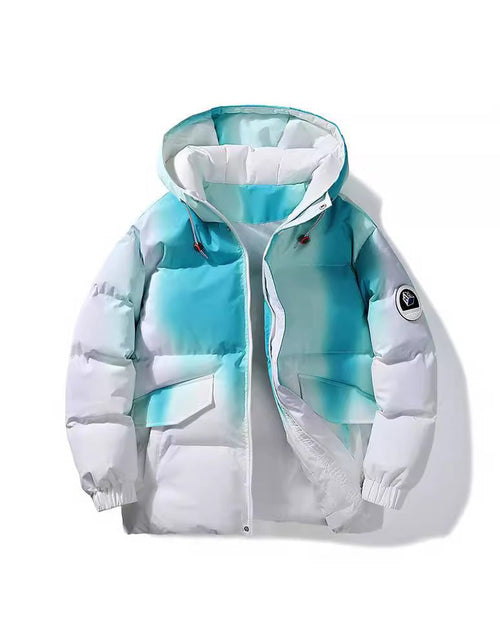 Load image into Gallery viewer, Stand Collar Gradient Color Thickened Cotton-padded Coat 2668south
