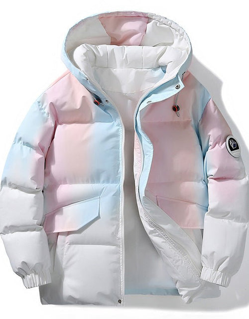 Load image into Gallery viewer, Stand Collar Gradient Color Thickened Cotton-padded Coat 2668south
