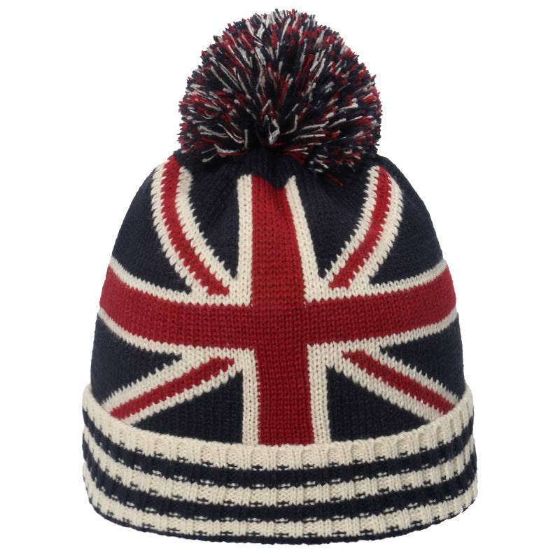 Striped Knitted Warm Hat Men And Women 2668south